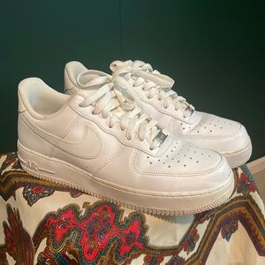 White Nike Air Force 1 Men’s Shoes - Men’s size 9